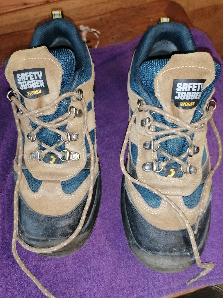 schoenen safety jogger mt 44, Vêtements | Hommes, Enlèvement ou Envoi, Comme neuf, Brun, Chaussures de travail