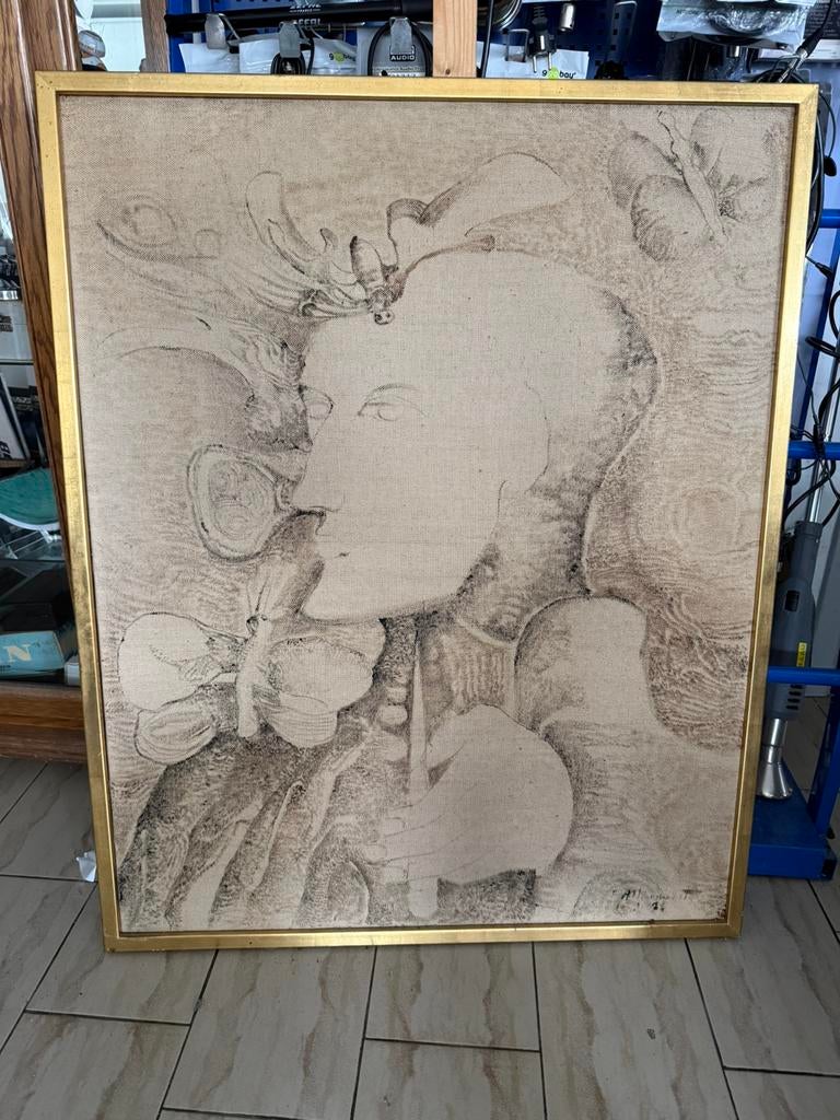 Frans Minnaert - “zelfportret”, Ophalen