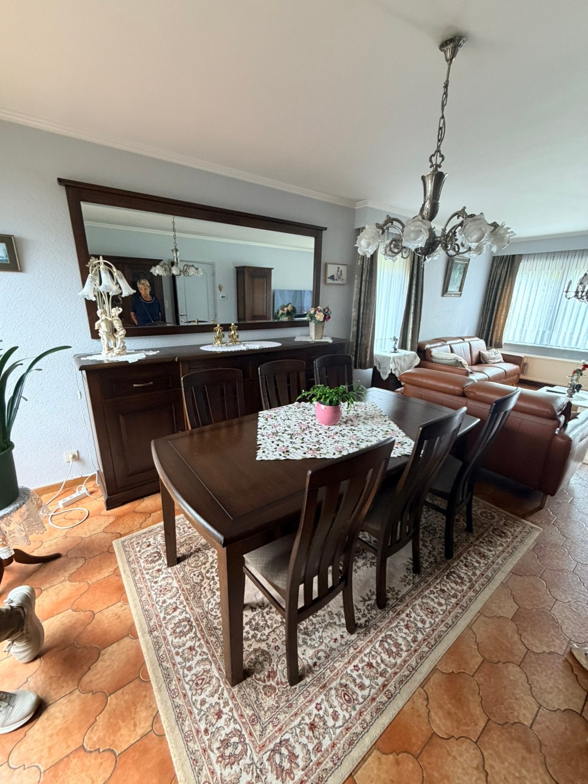 Complete massieve eetkamer in zeer goede staat, Ophalen