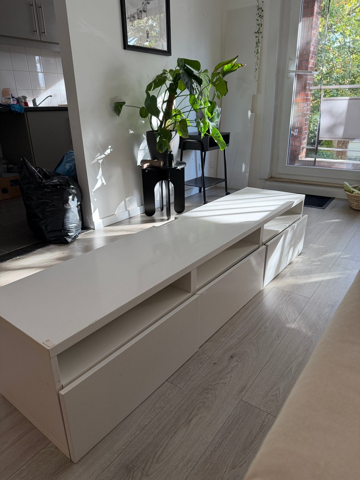 GRATIS WITTE TV MEUBEL !, Huis en Inrichting, Ophalen, Gebruikt