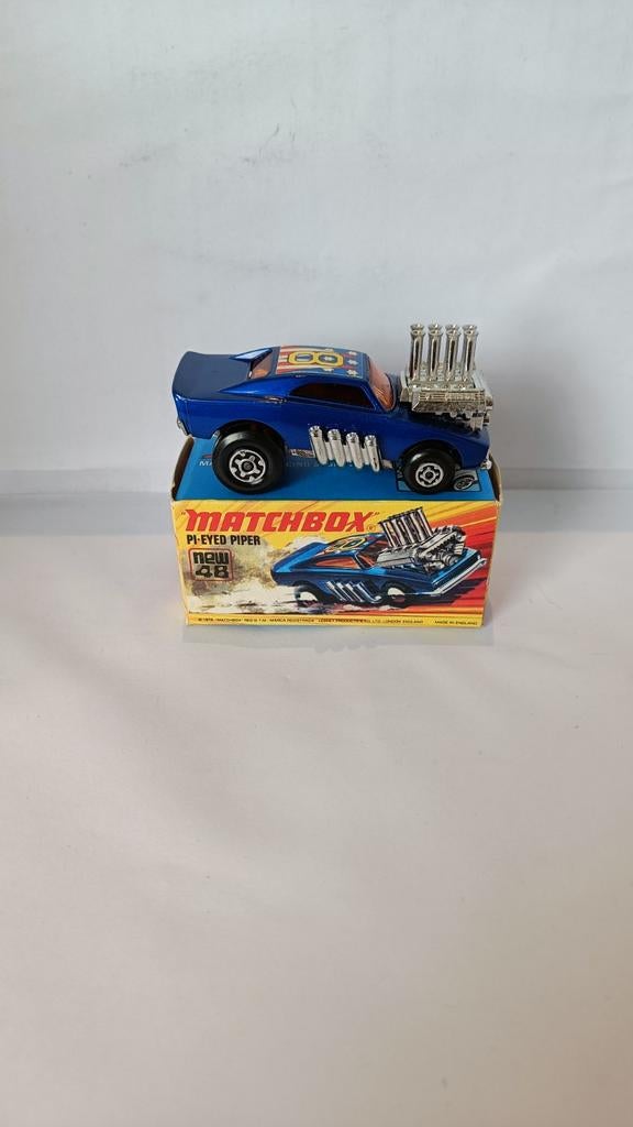 Pipette à œil en PI Matchbox SUPERFAST n 48 et boîte, Enlèvement ou Envoi