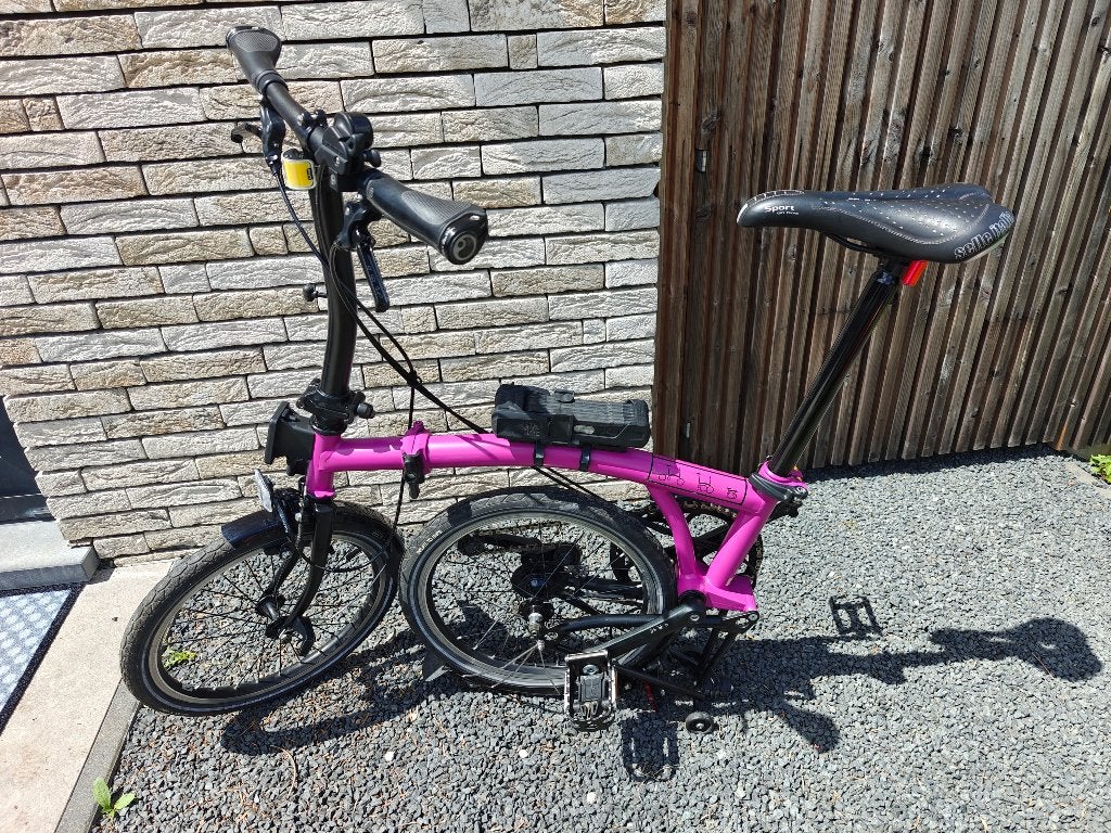 Brompton plooifiets, Fietsen en Brommers, Ophalen, Gebruikt, Brompton, Velgrem