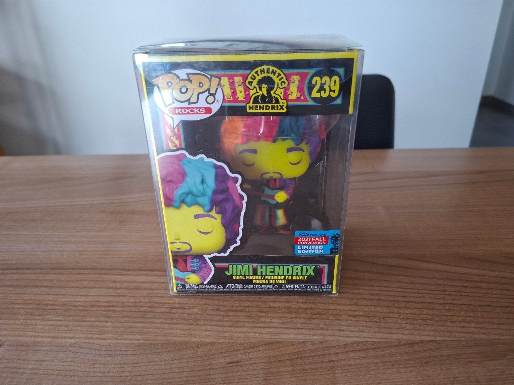 Funko Pop 239 Jimi Hendrix in beschermd doosje, Ophalen of Verzenden, Nieuw
