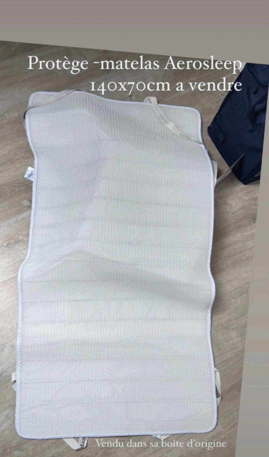 Protège matelas bébé - 70x140cm - aerosleep, Enlèvement ou Envoi, Comme neuf, Aerosleep, Respirant