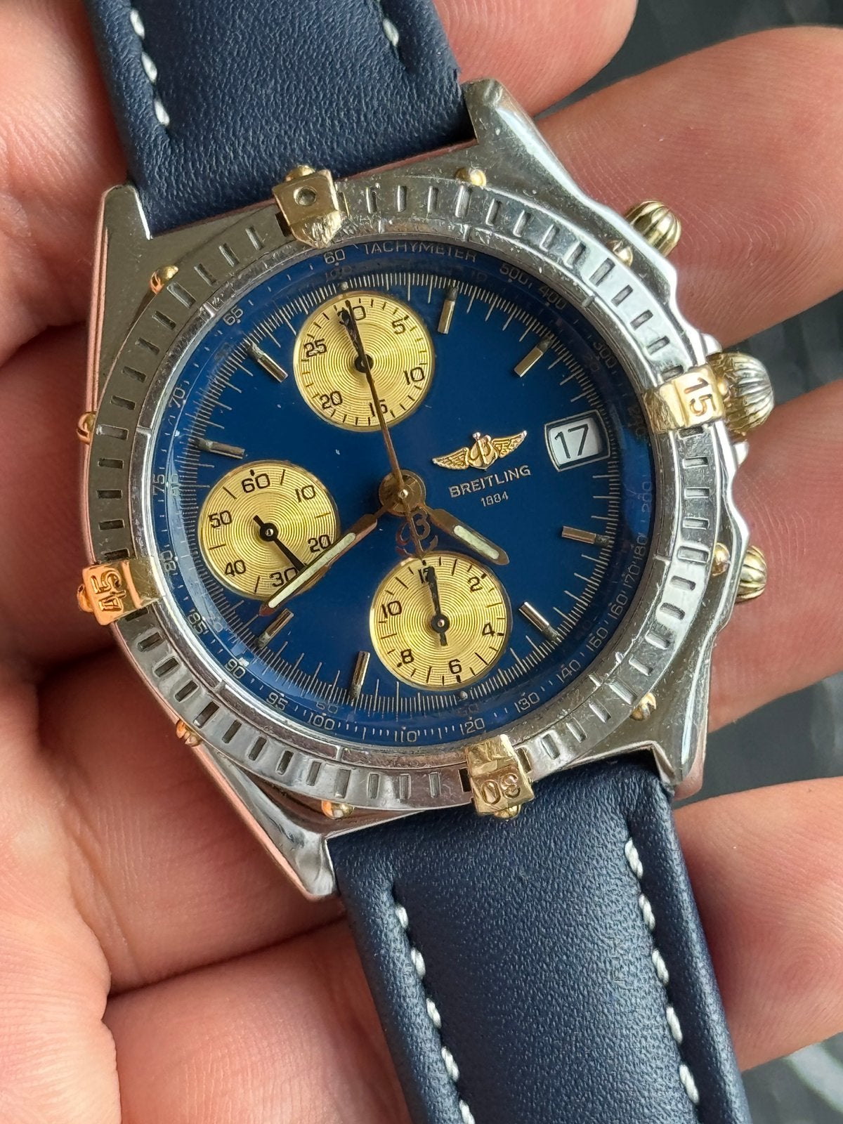Montre Breitling Chronomat 13050., Enlèvement ou Envoi, Utilisé, Breitling