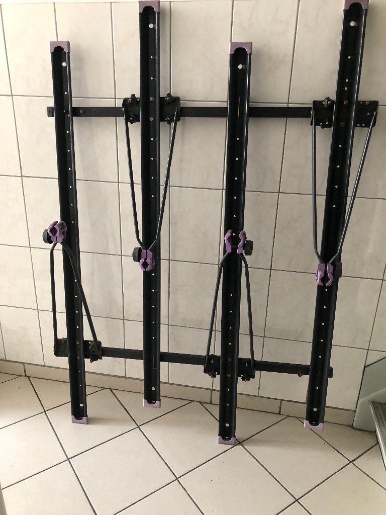 Porte vélo 4 vélos, Autos : Divers, Porte-vélos, Enlèvement, 3 vélos ou plus, Comme neuf, Galerie de toit