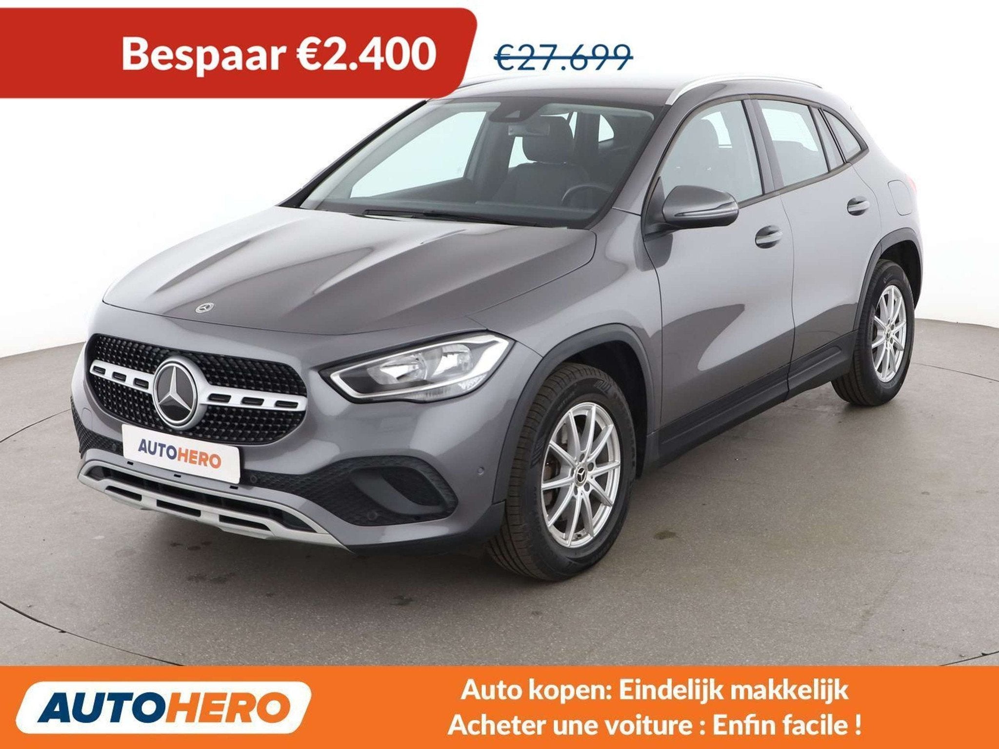Mercedes-Benz GLA 180 GLA 180 d (bj 2022, automaat), Auto's, Gebruikt, 116 pk, 5 deurs, Zilver of Grijs