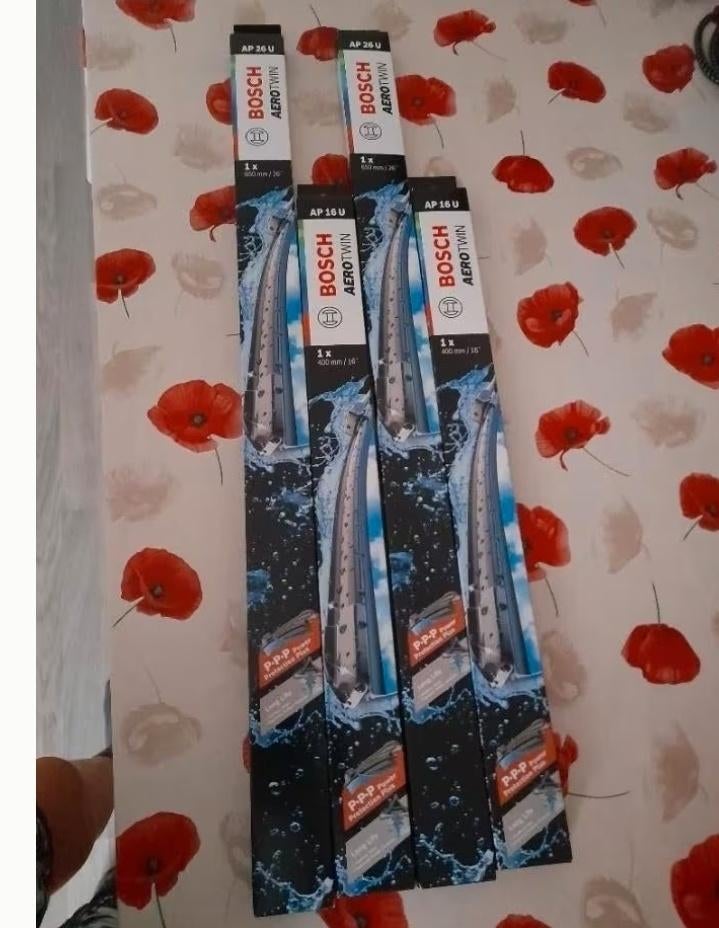 Bosch aerotwin ruitenwassers 2x 2 stuks, Ophalen of Verzenden, Nieuw