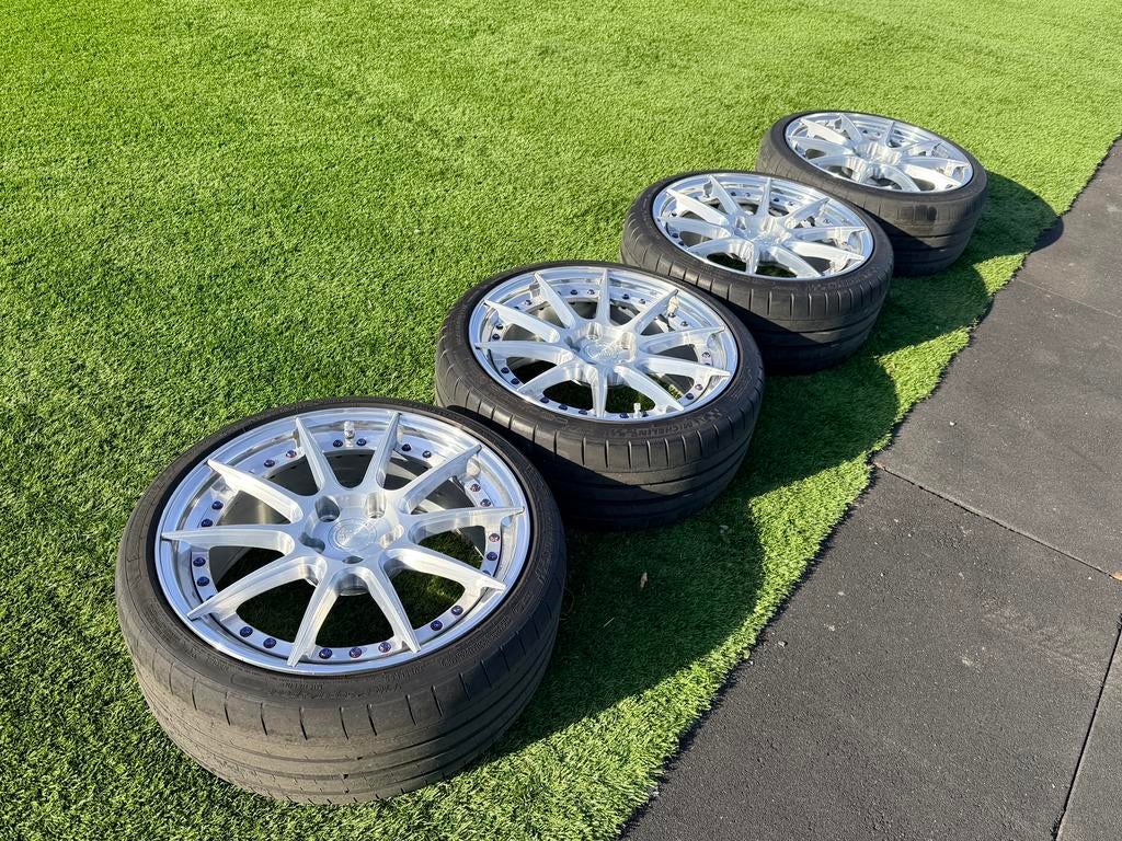 Bc forged wielen met michelin pilot super sport banden, Auto-onderdelen, Banden en Velgen, Ophalen, Band(en)