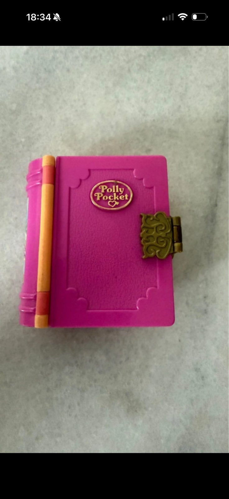 Vintage Polly Pocket boekje, Ophalen of Verzenden, Gebruikt