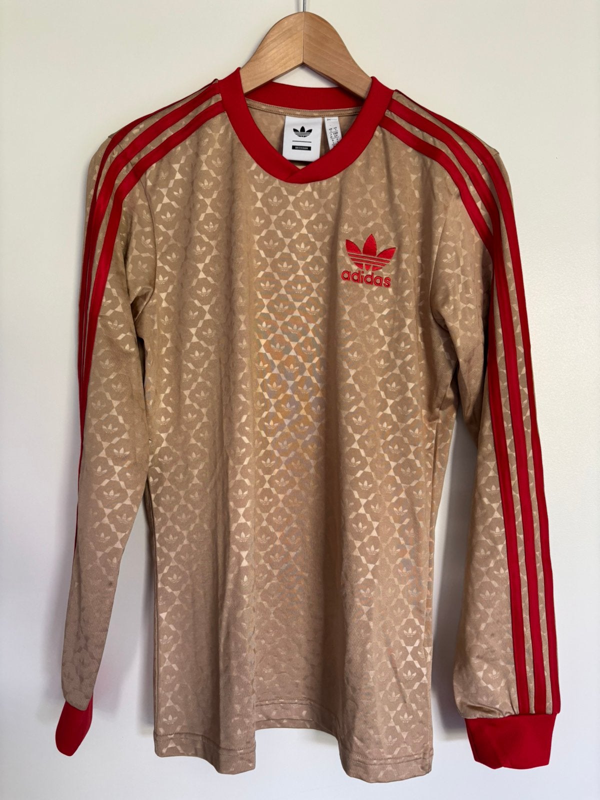 Chemise Adidas David Beckham OG, Football, Enlèvement ou Envoi, Comme neuf, Doré