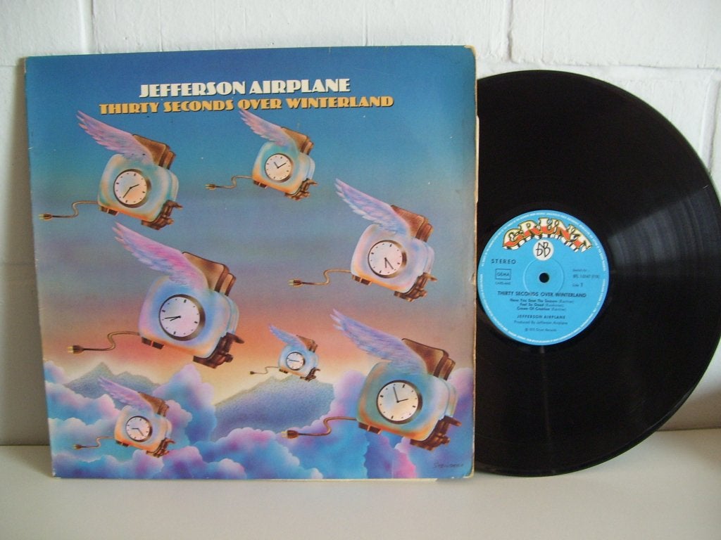 JEFFERSON AIRPLANE  thirty seconds over winterland, Rock psychédélique, Enlèvement ou Envoi, Pressage original, Utilisé