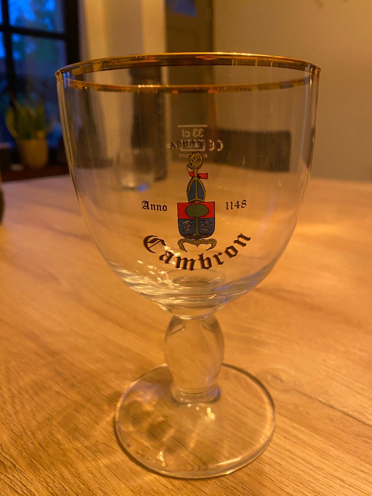 Bierglas Abdij Cambron ( Pairi Daiza ), Enlèvement, Neuf, Verre ou Verres