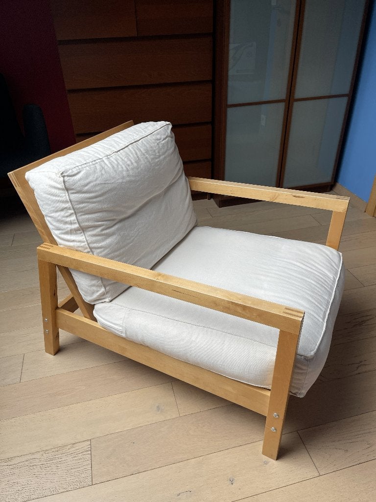 2 FAUTEUILS IKEA, 75 à 100 cm, Enlèvement, Utilisé, 50 à 75 cm