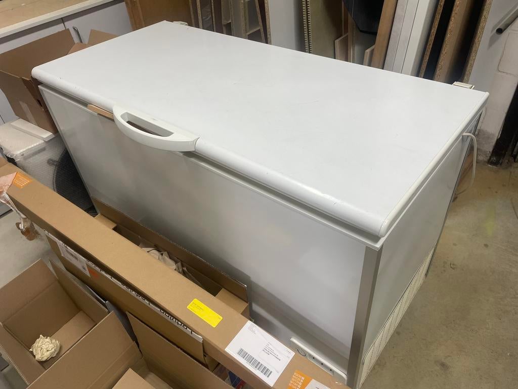 Grote bak frigo, Ophalen, Gebruikt