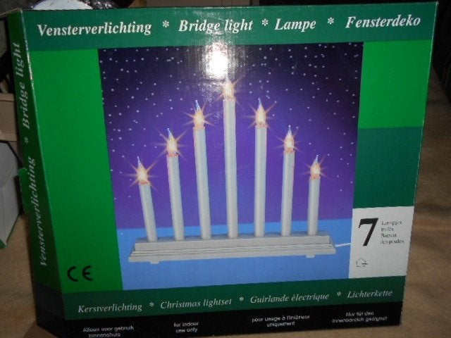 Mooie (raam)verlichting Kerstmis, Diversen, Kerst, Ophalen of Verzenden, Zo goed als nieuw