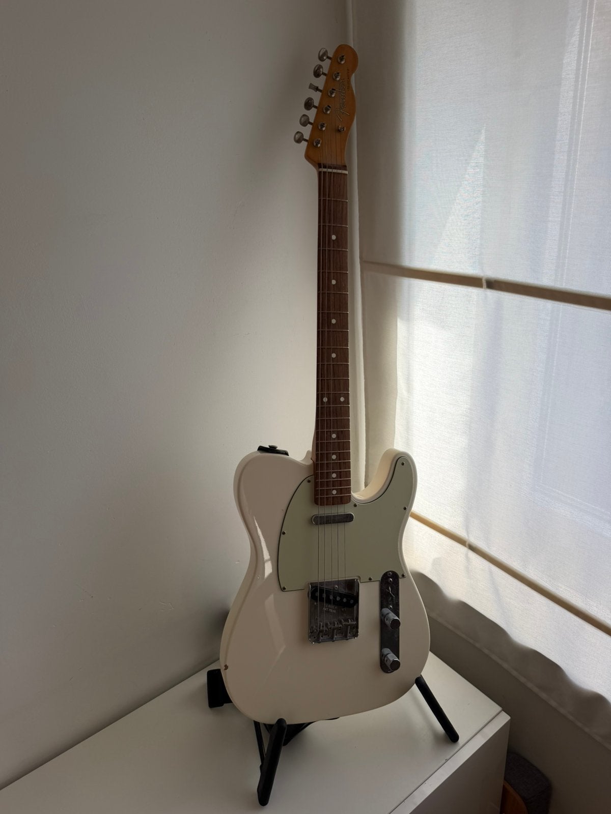 Fender Standard Telecaster Made in Mexico – Arctic White, Enlèvement, Utilisé, Solid body, Fender