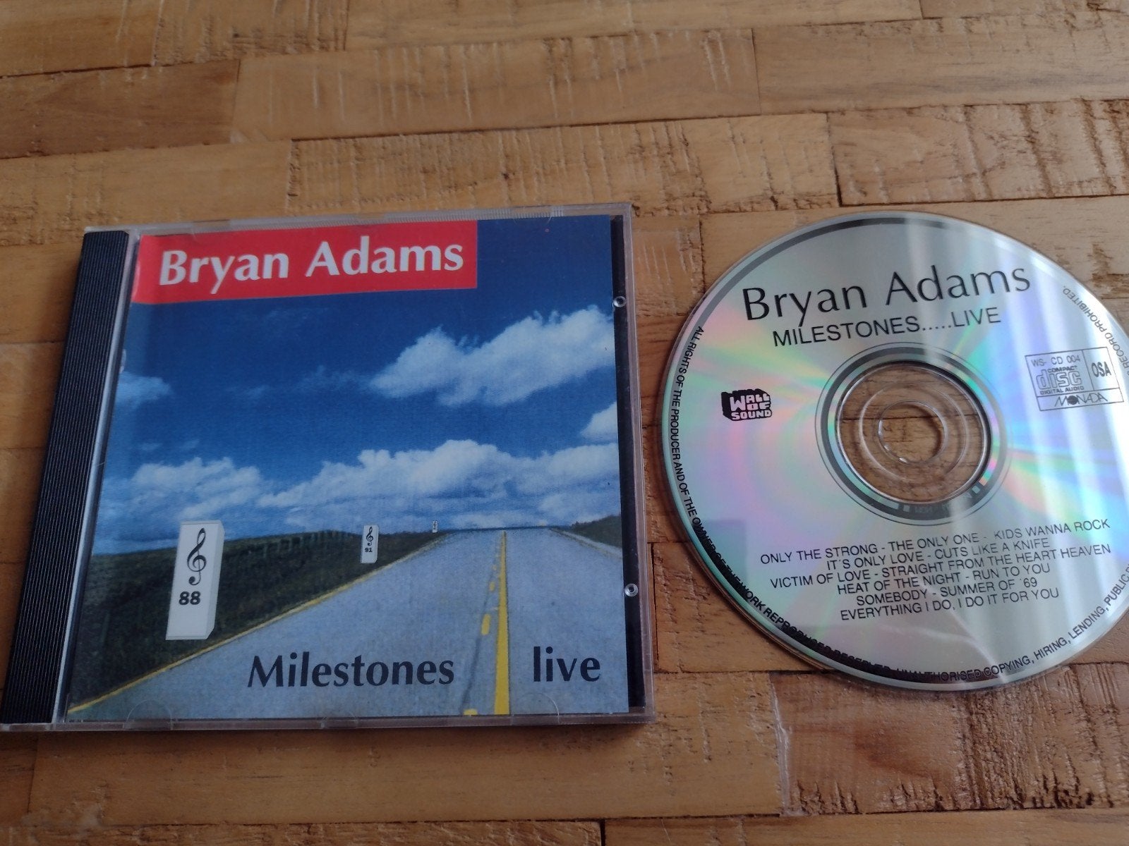 Bootleg CD: BRYAN ADAMS: MILESTONES LIVE - RHODE ISLAND 1988, Pop rock, Enlèvement ou Envoi, Comme neuf, Édition spéciale
