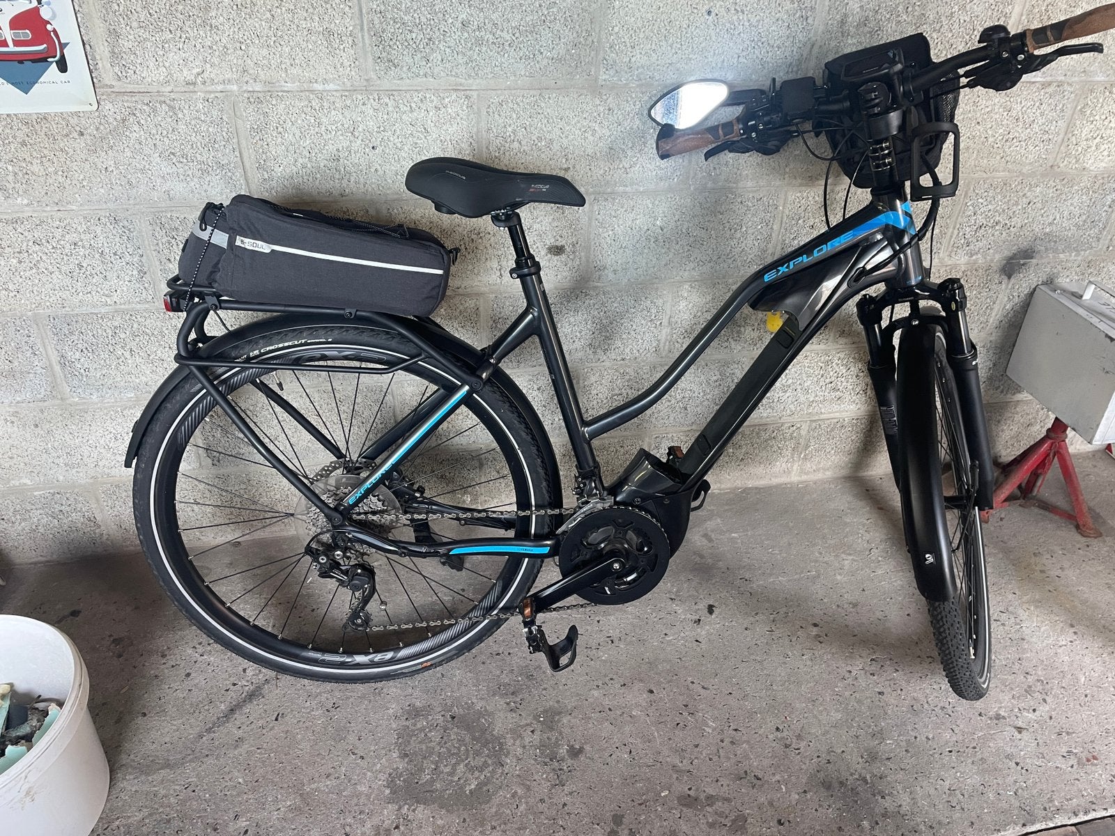 Gigantische gemengde elektrische fiets, Fietsen en Brommers, Ophalen, Zo goed als nieuw, Giant