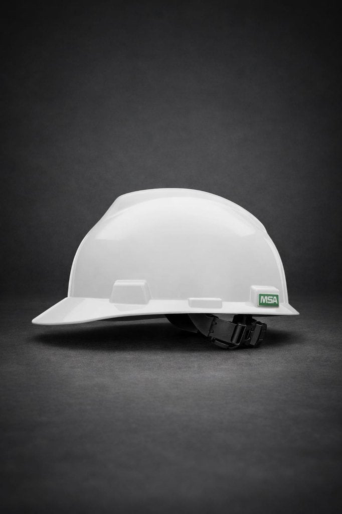 MSA V-Gard witte veiligheidshelm., Ophalen, Nieuw