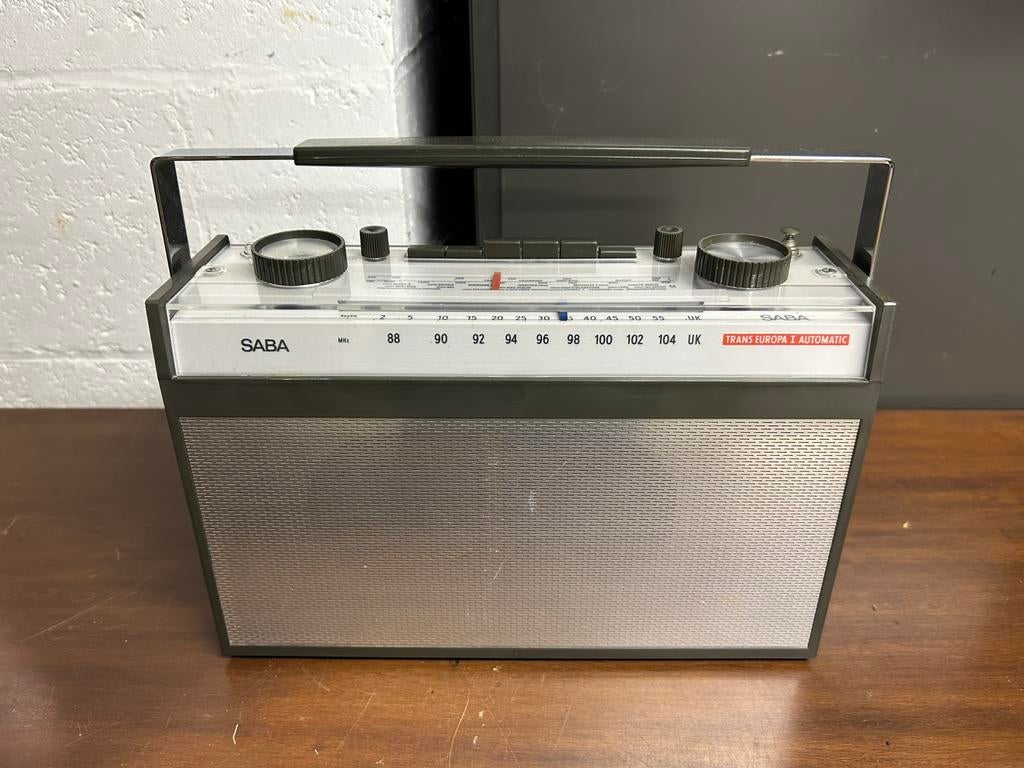 Saba transistorradio type trans europa1 automatic, TV, Hi-fi & Vidéo, Enlèvement ou Envoi, Utilisé, Transistor