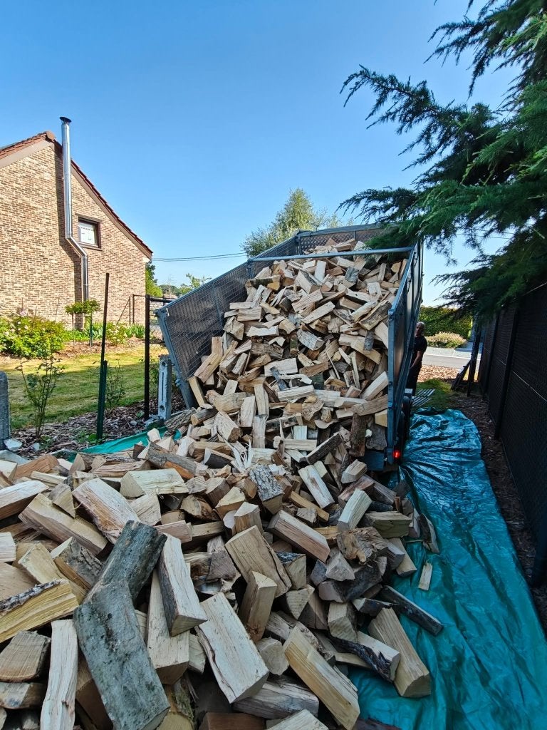 Kwalitatief DROOG brandhout, 6 m³ of meer, Ophalen, Beukenhout, Blokken