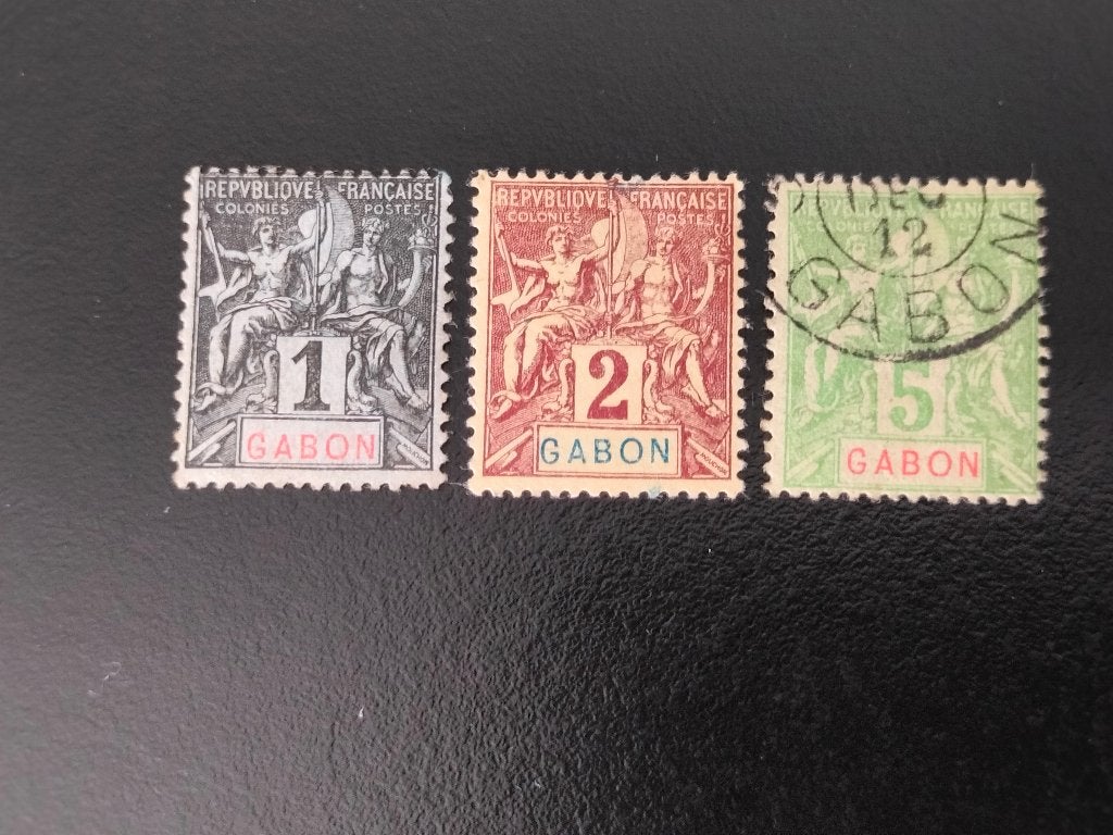 Gabon 1904 - Franse kolonie, Verzenden, Overige landen, Gestempeld