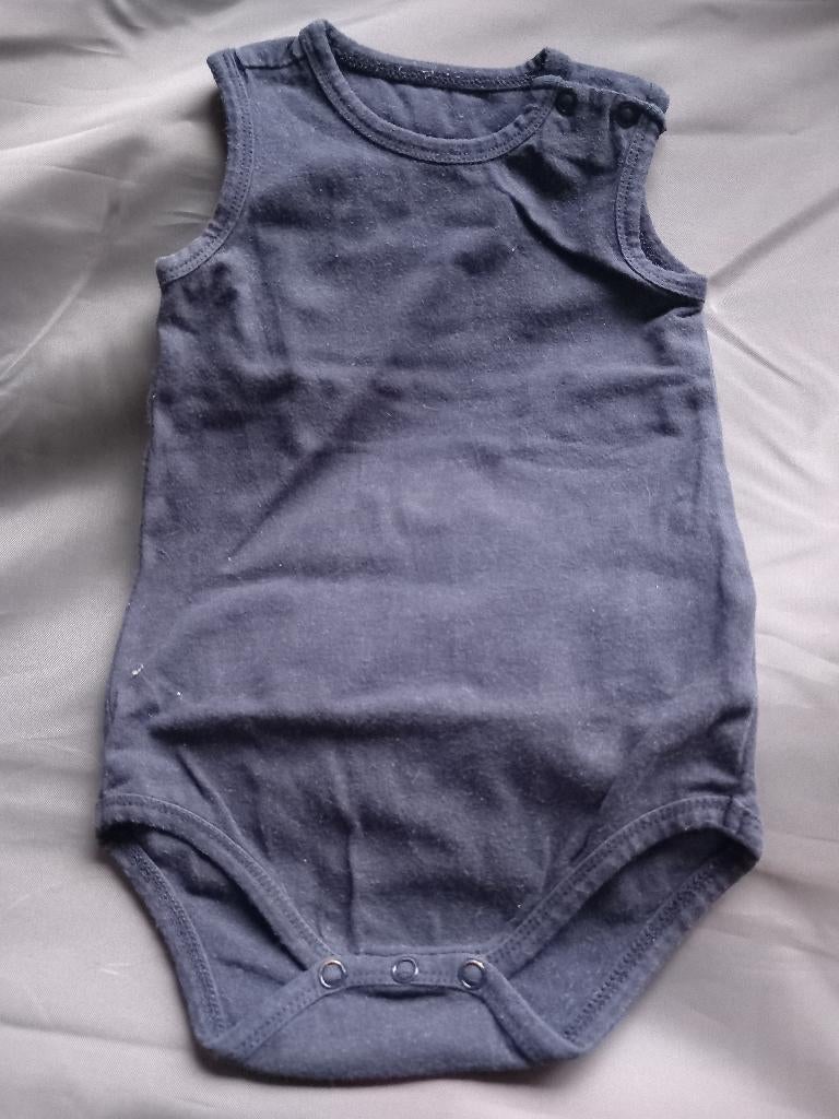 Mouwloze body maat 62/68 donkerblauw, Kinderen en Baby's, Babykleding | Maat 68, Ophalen, Gebruikt, Zeeman, Nacht- of Onderkleding