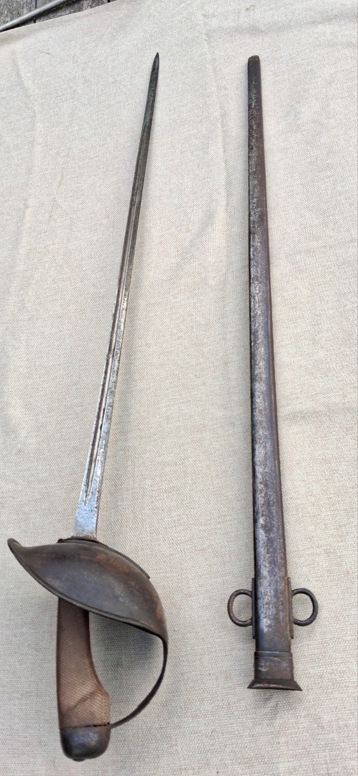 Engelse sabel cavalerie 1915 m1908 SB&N, Ophalen of Verzenden, Landmacht, Zwaard of Sabel