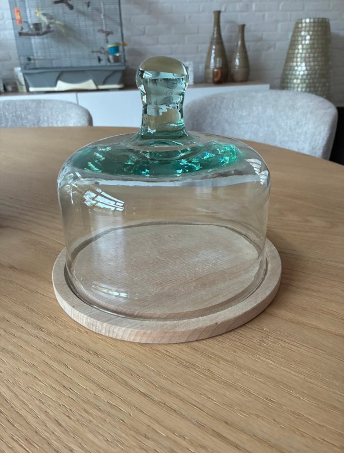 Prachtige glazen stolp, Glas, Ophalen of Verzenden, Zo goed als nieuw
