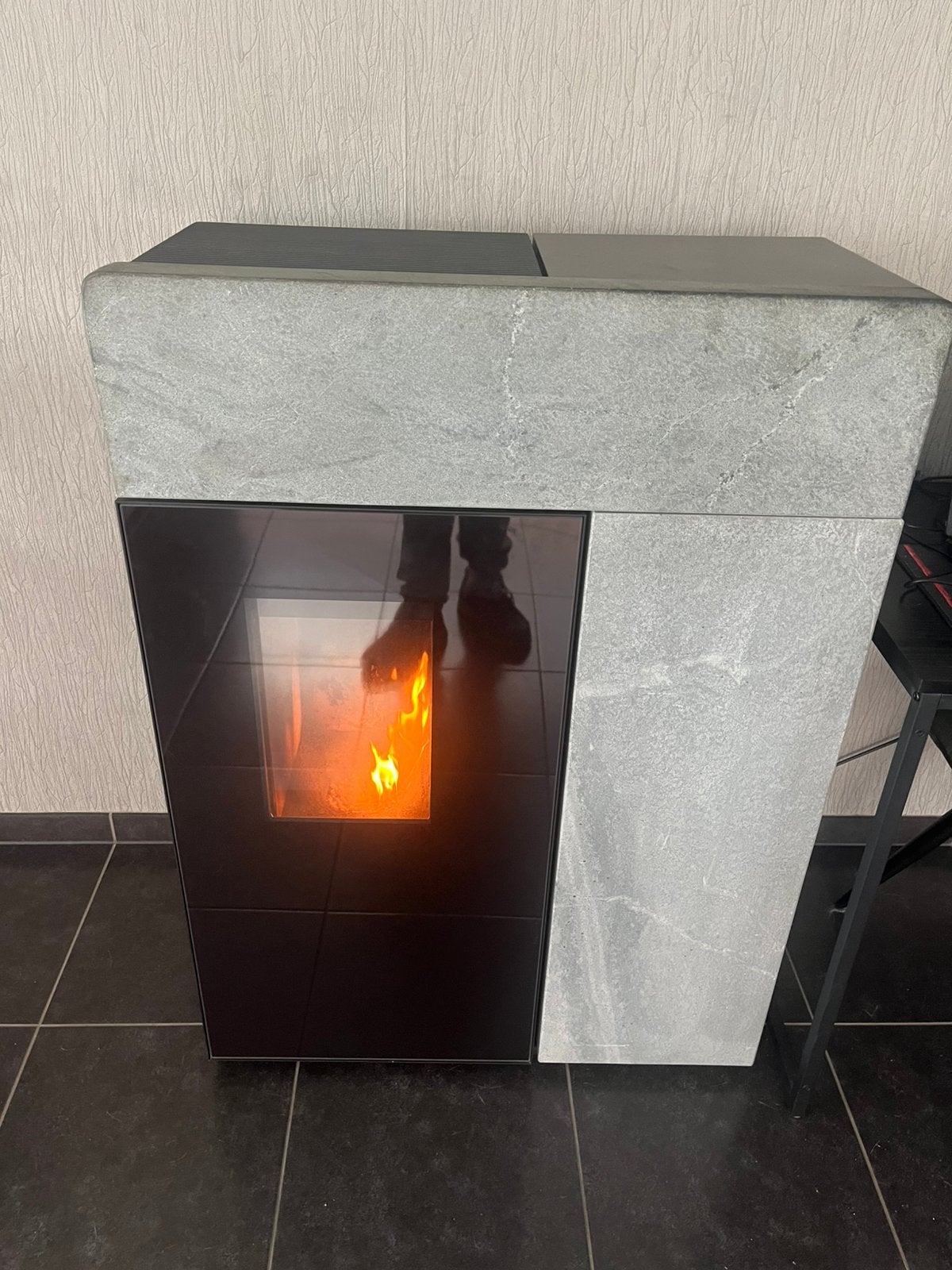 RIKA DOMO pelletkachel – 10 kW, Ophalen, Gebruikt, Overige brandstoffen, Pelletkachel
