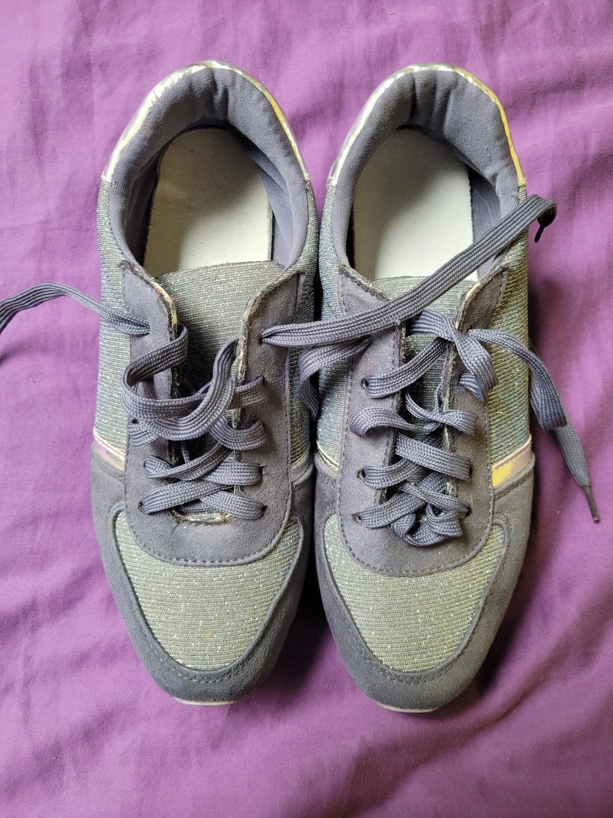 Grijze Glitter Platform Sneakers – Plateauzool – Maat 41 – Z, Kleding | Dames, Blauw, La Redoute, Ophalen of Verzenden, Zo goed als nieuw