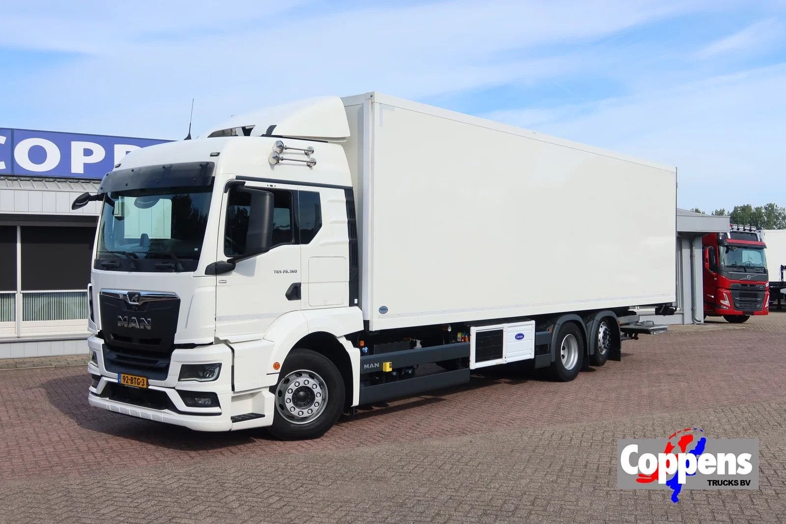 MAN TGS 26.360 + klep 6x2 FLOWER TRUCK Carrier Diesel/ elekt, Auto's, Automaat, MAN, Wit, Bedrijf