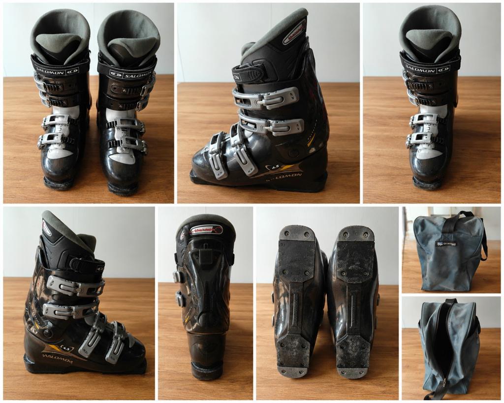 Set Salomon skischoenen in goede gebruikte staat.
Maat 42/43, Sport en Fitness, Skiën en Langlaufen, Ophalen, Ski, Salomon