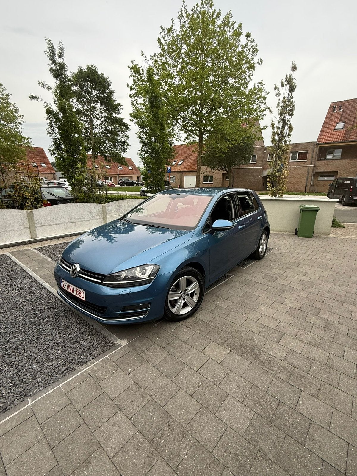 Golf 7 TDI 2.0 diesel 110.000 km euro 6B  full leder, Voorwielaandrijving, Blauw, 5 deurs, Golf