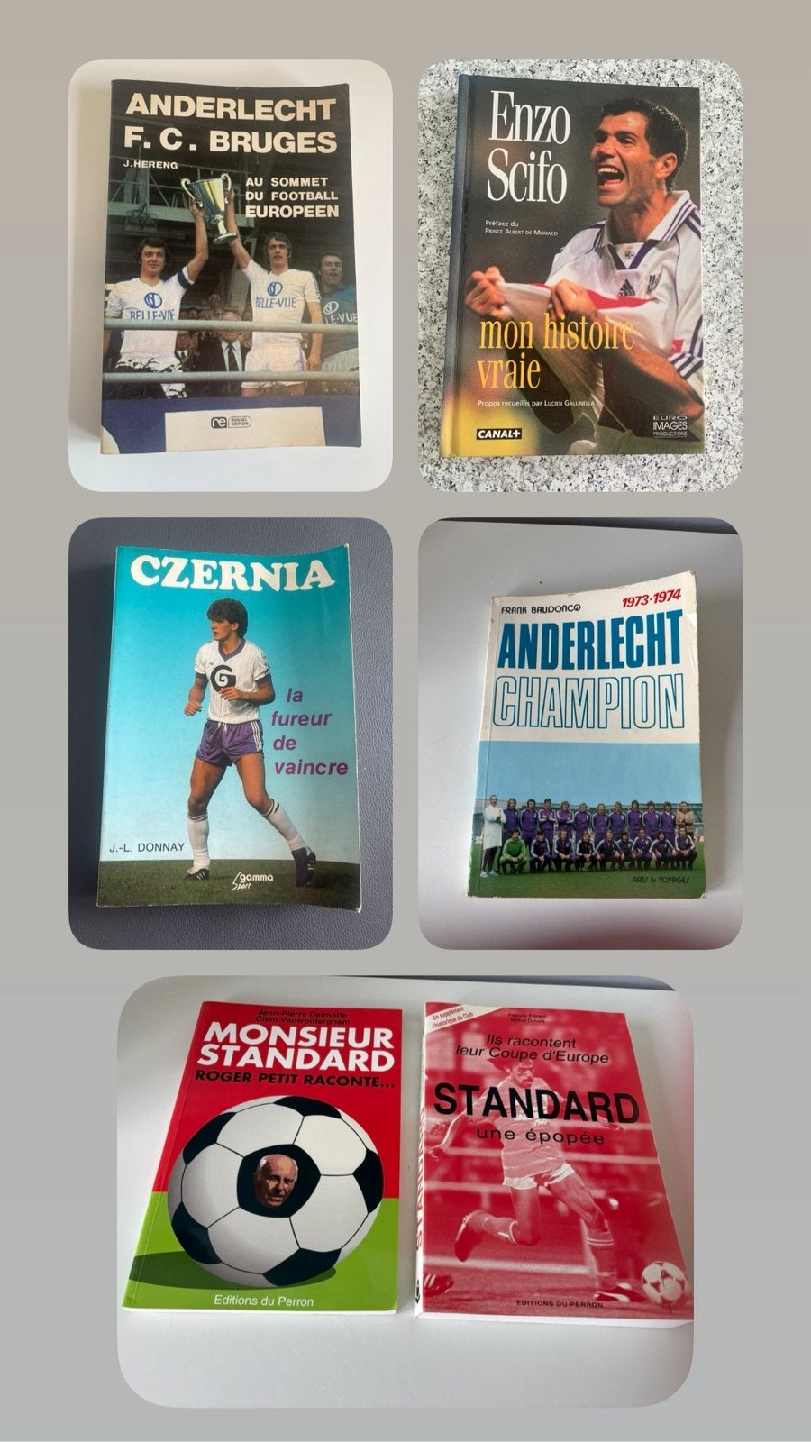 6 anciens livres relatifs au football, Enlèvement ou Envoi, Utilisé