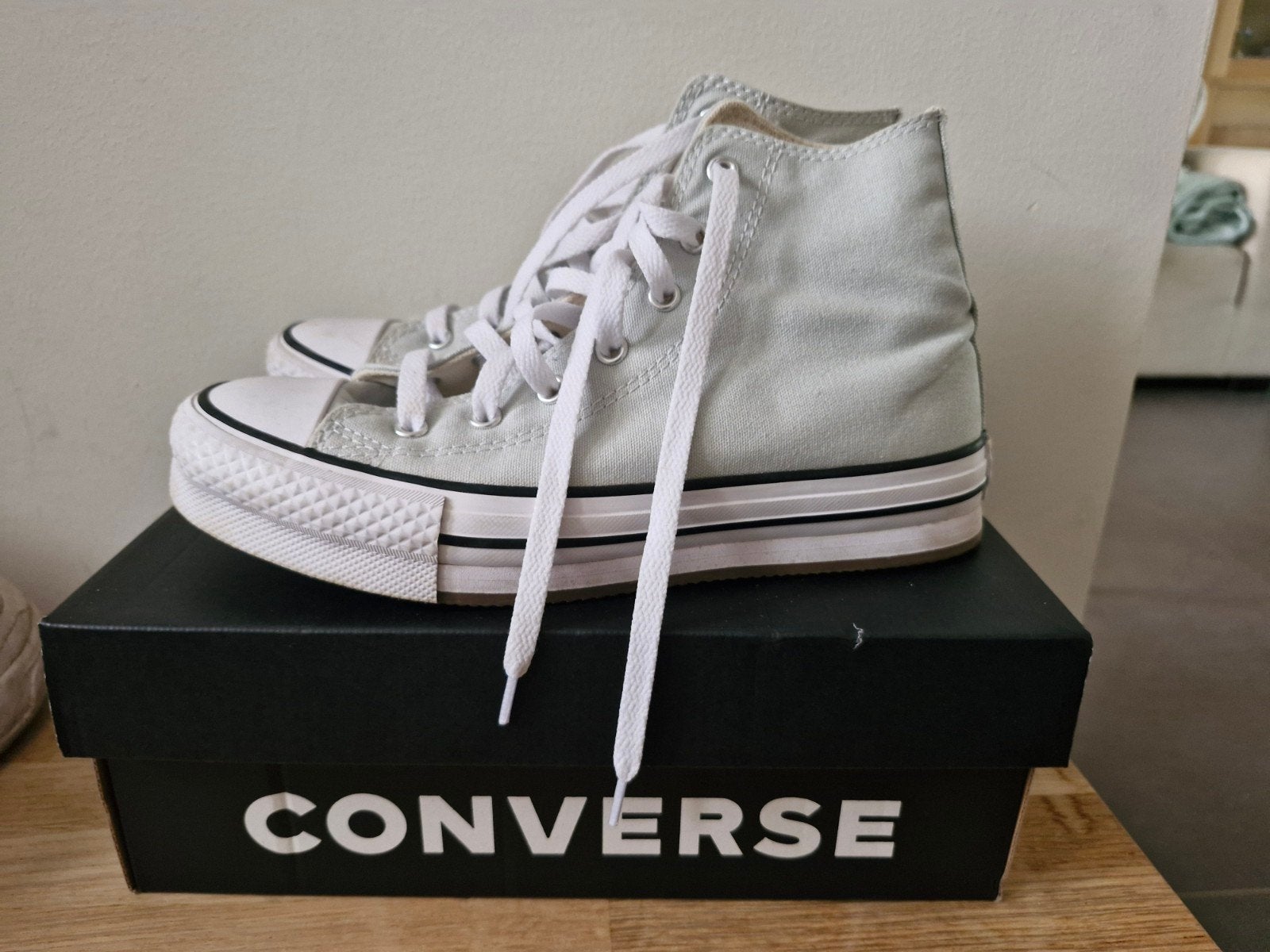 mintgroene converse all stars maat 37.5, Kleding | Dames, Ophalen of Verzenden, Zo goed als nieuw, Sneakers, Converse All Stars