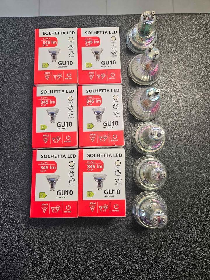 Lots de 12 lampes led GU10, Maison & Meubles, Lampes | Spots, Enlèvement ou Envoi, Comme neuf, Spot encastrable ou Spot mural