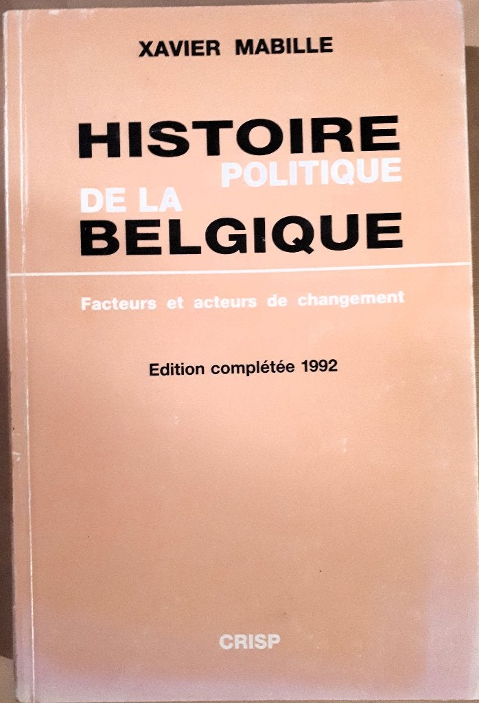 Boek Politieke Geschiedenis België, Ophalen, 20e eeuw of later, Zo goed als nieuw