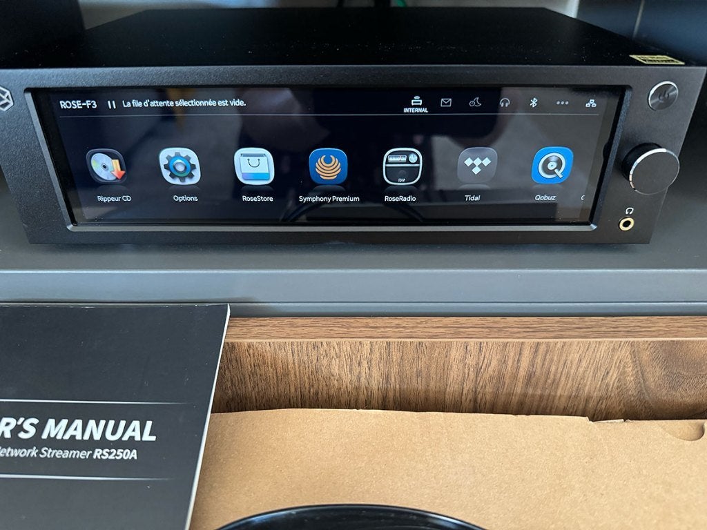 𝗟𝗲𝗰𝘁𝗲𝘂𝗿 𝗿𝗲́𝘀𝗲𝗮𝘂 𝗛𝗶𝗙𝗶 𝗥𝗼𝘀𝗲 𝗥𝗦𝟮𝟱𝟬𝗔, TV, Hi-fi & Vidéo, Convertisseurs, Enlèvement, Comme neuf