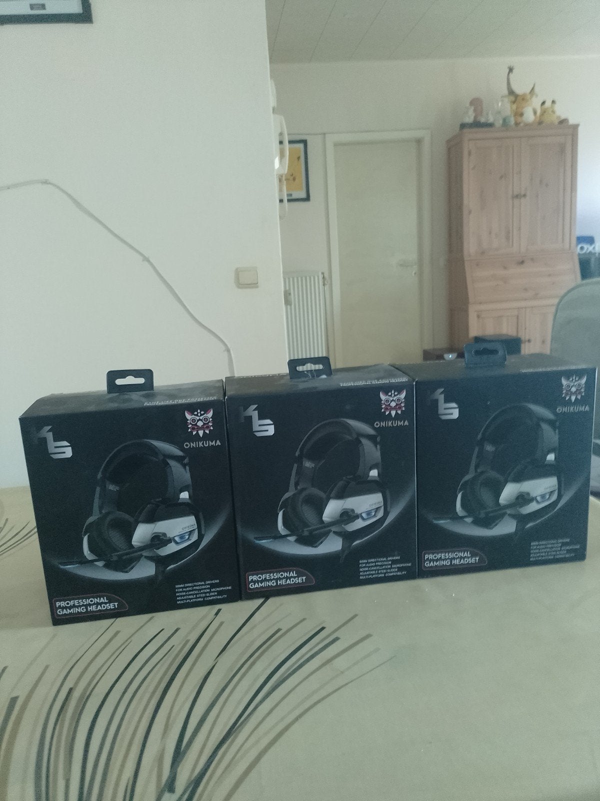 3 maal onikuma k5 gaming headset nieuw, Nieuw, Gaming headset, Bedraad, Ophalen