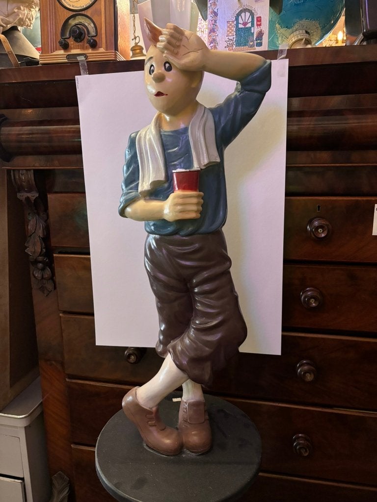 Kuifje beeld, Enlèvement, Tintin