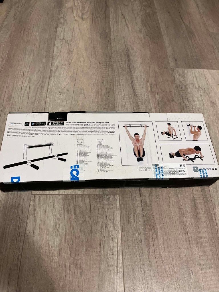 Domyos optrekstang deuropening, Sports & Fitness, Équipement de fitness, Enlèvement, Neuf, Bras, Barre de traction