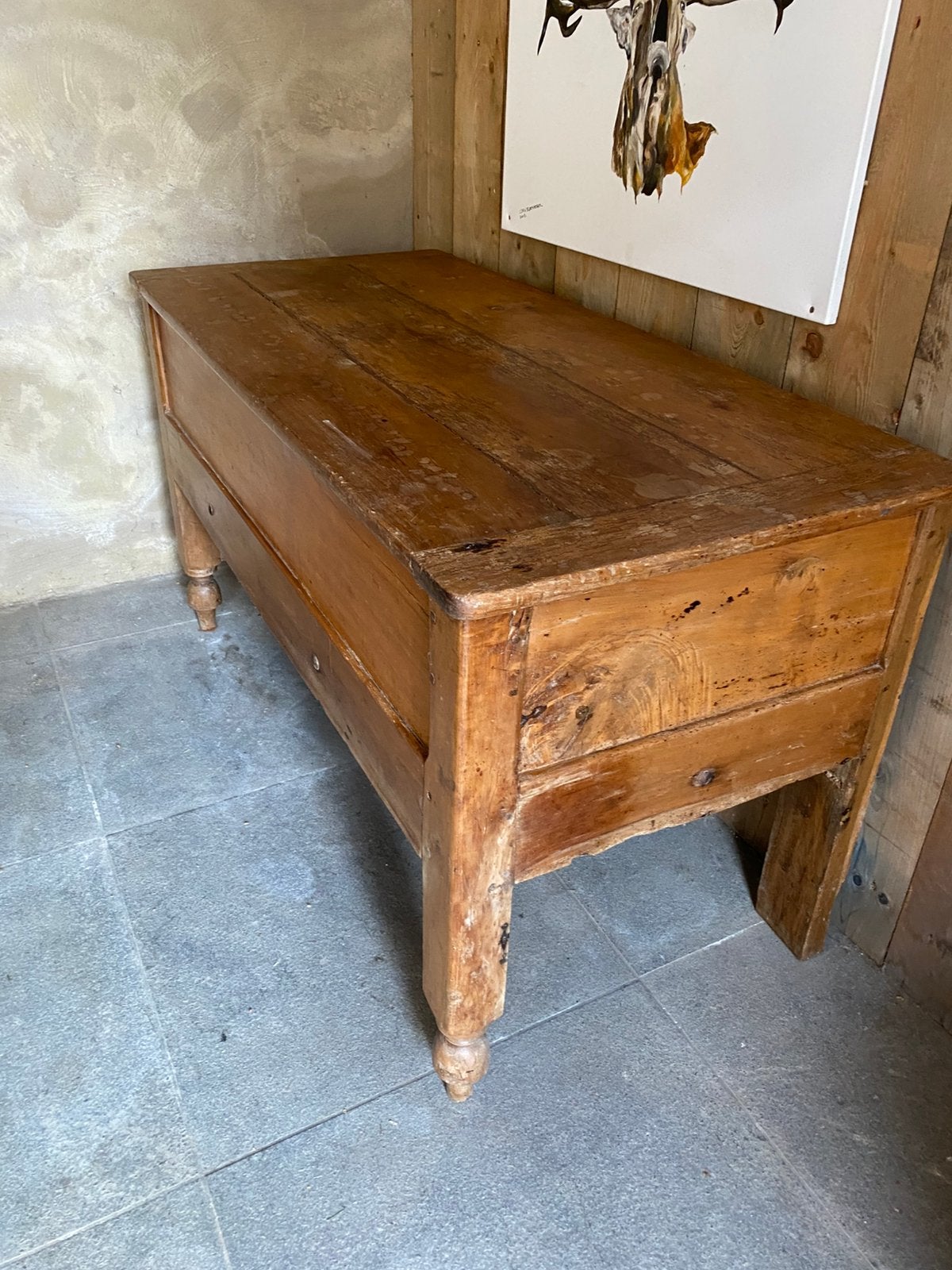 Coffre ancien, Antiquités & Art, Antiquités | Meubles | Armoires, Enlèvement