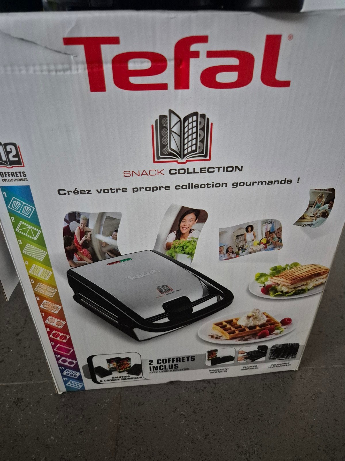 Tefal grill, Ophalen