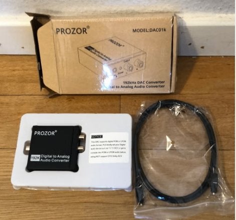 Convertisseur audio Numérique vers analogique PROZOR, Enlèvement ou Envoi, Neuf