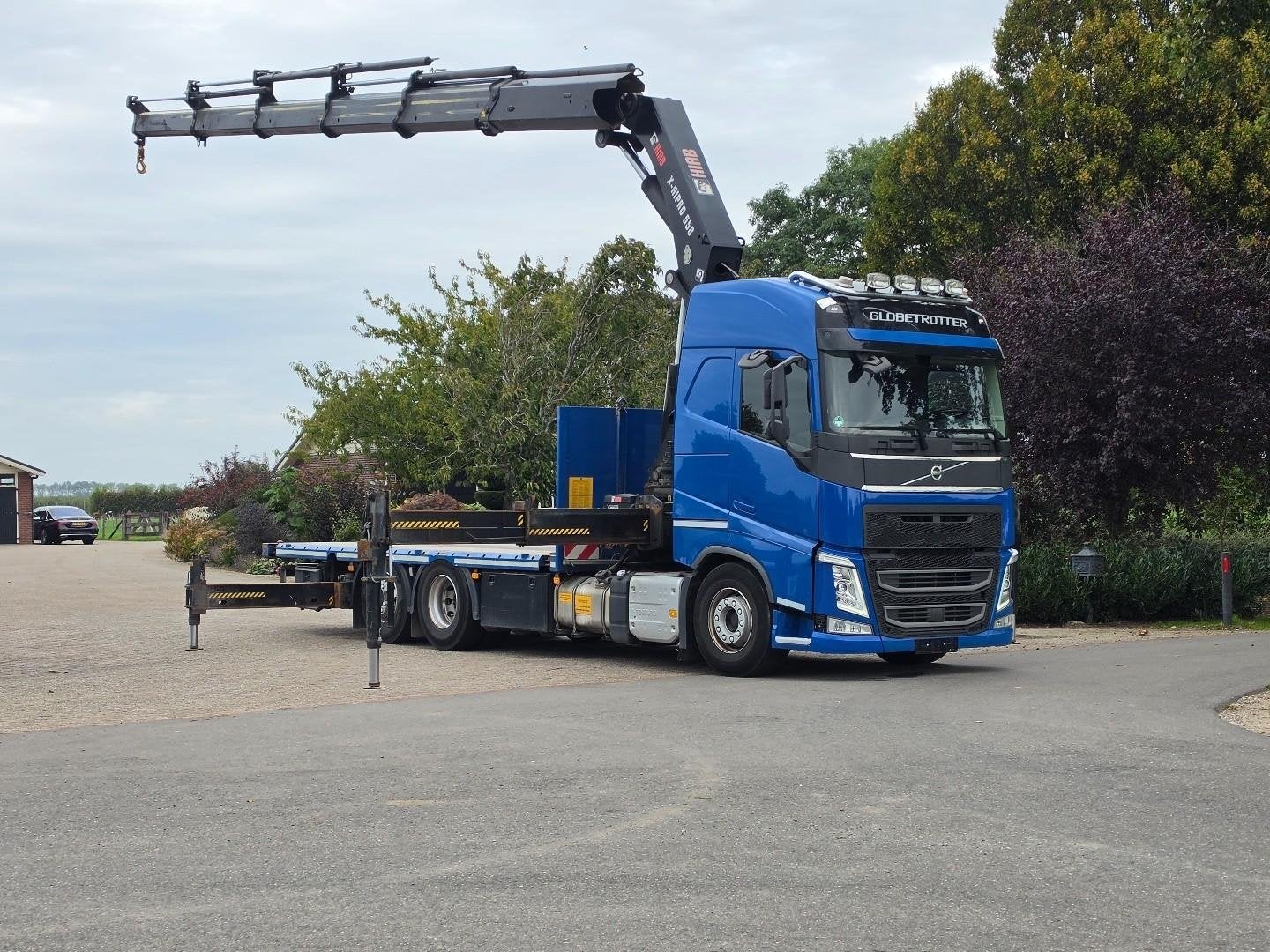Volvo FH540 6x2! KRAANWAGEN/HIAB 55tm! TOP! DK1315, Automaat, Blauw, Bedrijf, Diesel