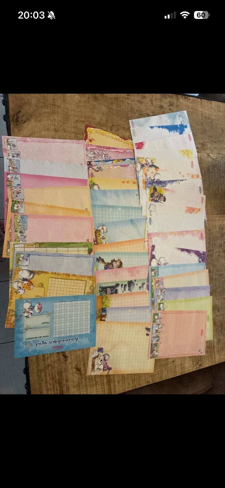 Lot de feuilles Diddl A5, Collections, Enlèvement ou Envoi, Diddl, Comme neuf