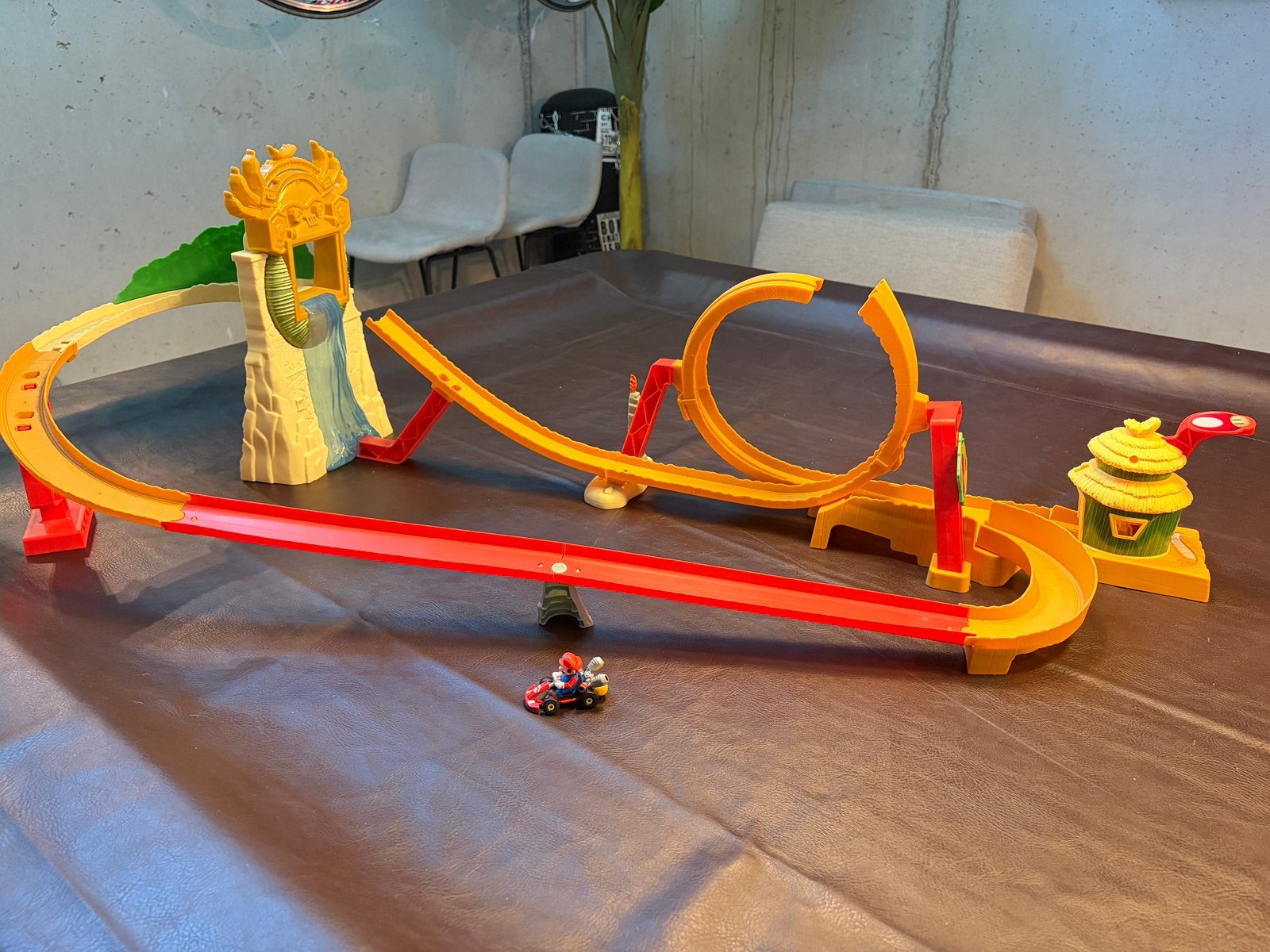 Mario kart racebaan, Kinderen en Baby's, Speelgoed | Racebanen, Ophalen, Zo goed als nieuw, Racebaan