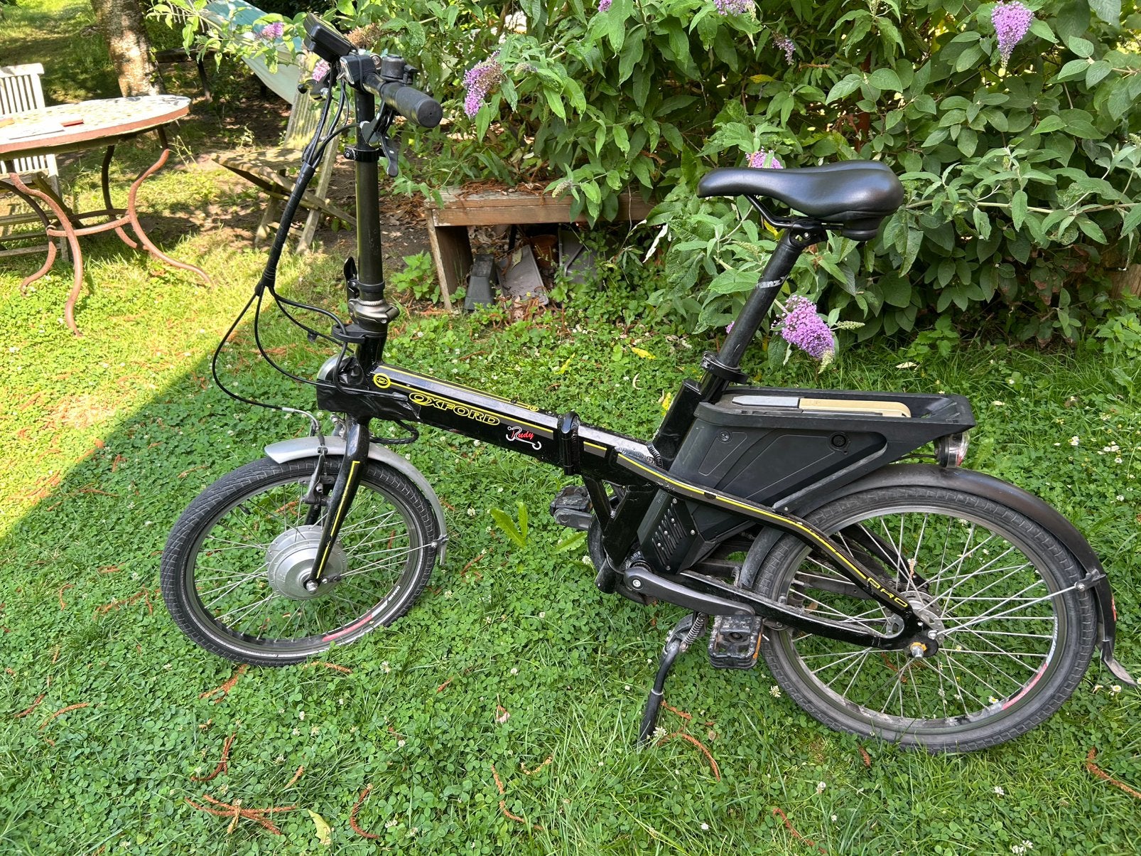 Elektrische plooifiets Oxford, Fietsen en Brommers, Fietsen | Vouwfietsen, Ophalen, Gebruikt, Velgrem, Versnellingen